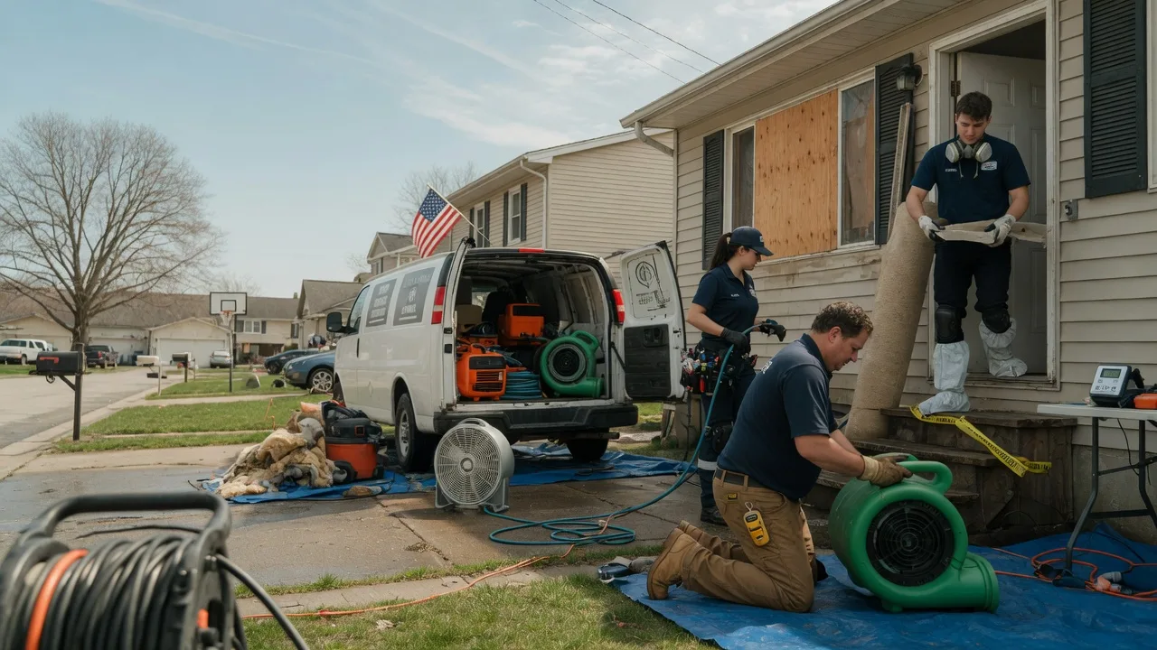 Water Damage Restoration in Lakeview, MI near me